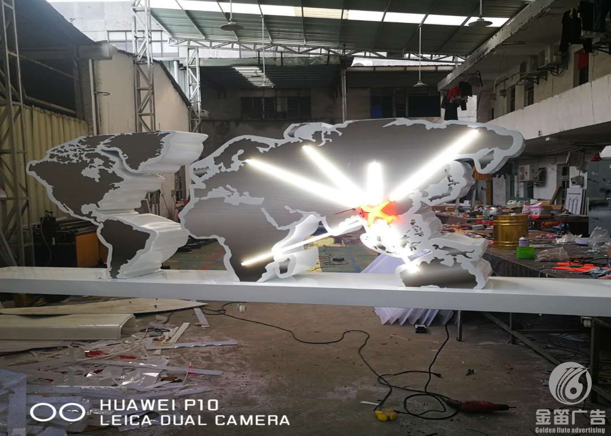东莞金笛高端造型标识制作安装