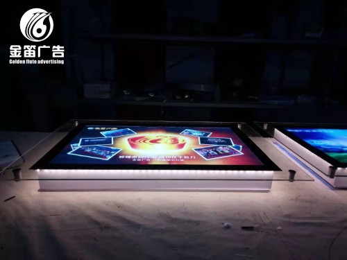 金笛水晶灯箱制作、发光广告板制作