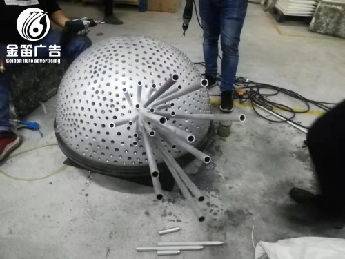​惠州金笛淮海街艺术灯景观灯制作安装厂家 