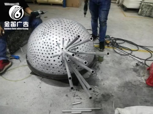 ​惠州金笛淮海街艺术灯景观灯制作安装厂家 