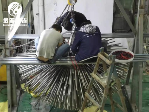 ​惠州金笛淮海街艺术灯景观灯制作安装厂家 