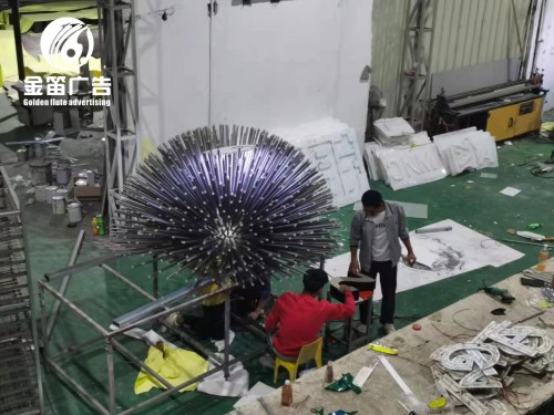 ​惠州金笛淮海街艺术灯景观灯制作安装厂家 