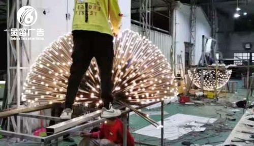 惠州金笛淮海街艺术灯景观灯制作安装厂家