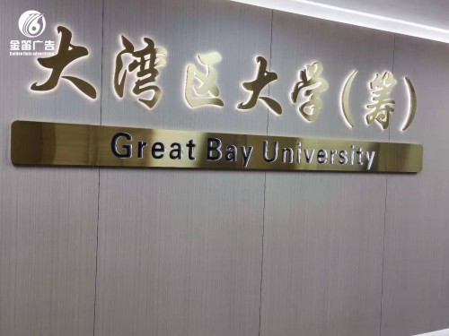 大湾区大学筹建LED背发光字