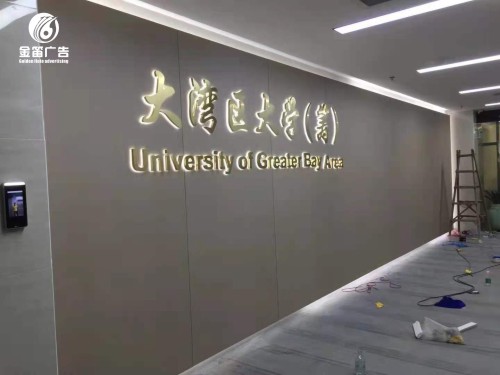 大湾区大学筹建LED背发光字