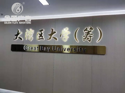 大湾区大学筹建LED背发光字制作厂家