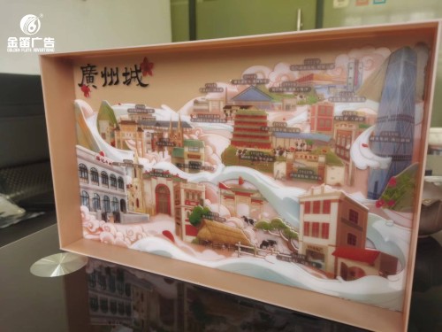 廣洲城橱柜展示立体画东莞金笛广告制作​  