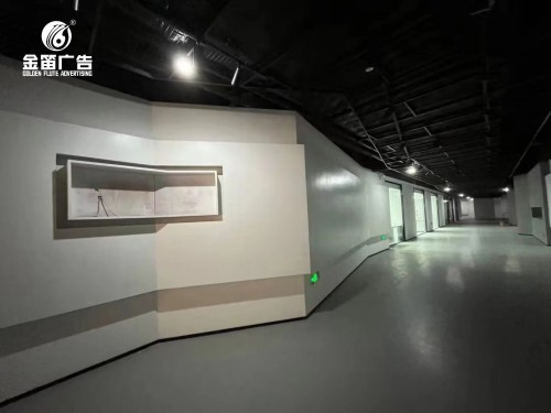 ​广州风行集团牛奶展馆金笛广告制作厂家   