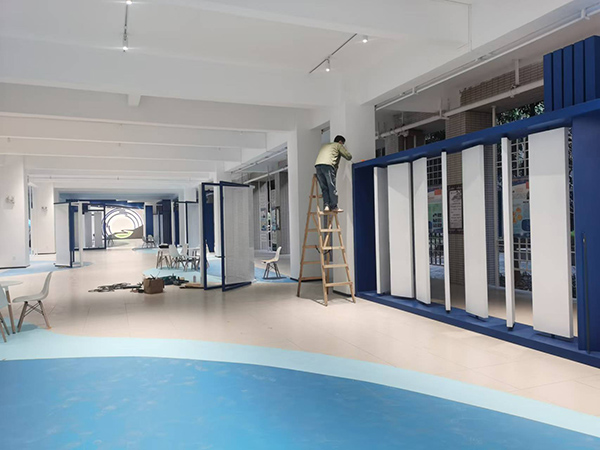 学校企业展厅 展架 ...