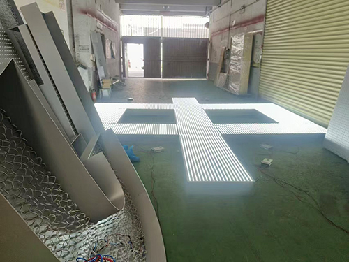 玻璃幕墙发光字